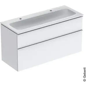 Comparateur de prix : Geberit iCon Vasque avec meuble bas, 2 tiroirs, 502338012,