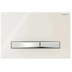 Geberit Sigma50 - Plaque de déclenchement, chrome / sable gris 115.788.JL.2Vendu parcdiscount