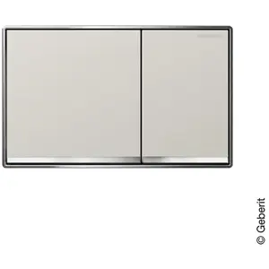 Geberit Omega60 Plaque de déclenchement Square, 115081JL1, SquareVendu paramazon