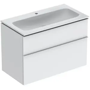 Comparateur de prix : Geberit iCon Vasque avec meuble bas, 2 tiroirs, 502333013,