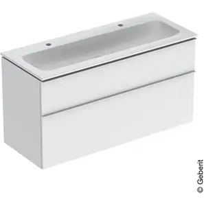 Comparateur de prix : Geberit iCon Vasque avec meuble bas, 2 tiroirs, 502334011,