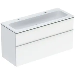 Comparateur de prix : Geberit iCon Vasque avec meuble bas, 2 tiroirs, 502334012,