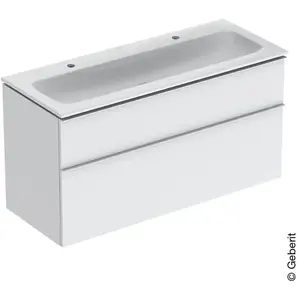 Comparateur de prix : Geberit iCon Vasque avec meuble bas, 2 tiroirs, 502334013,
