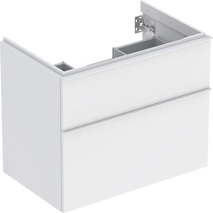 Comparateur de prix : Geberit Icon Armoire Basse pour lavabo, 2 tiroirs, 74x61,5x47,6 cm, 502304, Couleur: