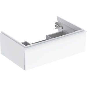 Keramag - Geberit iCon armoire basse pour lavabo, 1 tiroir, 74x24,7x47,6 pas cher
