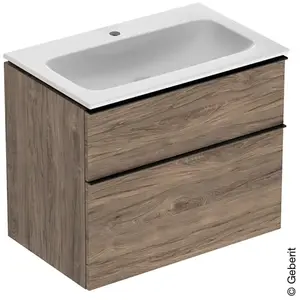 Comparateur de prix : Geberit iCon Vasque avec meuble bas, 2 tiroirs, 502332JR1,