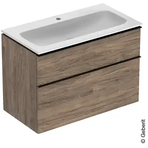 Geberit iCon Vasque avec meuble bas, 2 tiroirs, 502333JR1,