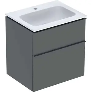 Comparateur de prix : Geberit iCon Vasque avec meuble bas, 2 tiroirs, 502335JK1,