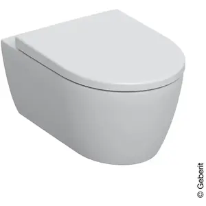 Geberit iCon Cuvette suspendue avec abattant WC, 501663JT1,Vendu paramazon