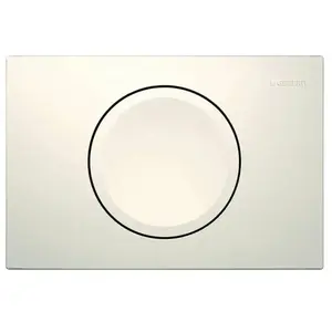 GEBERIT DELTA15 - PLAQUE DE DÉCLENCHEMENT, BLANC ALPIN 115.109.11.1 pas cher