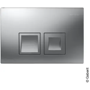Comparateur de prix : GEBERIT DELTA35 - PLAQUE DE DÉCLENCHEMENT, CHROME MAT 115.135.46.5
