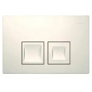 Comparateur de prix : GEBERIT DELTA35 - PLAQUE DE DÉCLENCHEMENT, BLANC ALPIN 115.135.11.5
