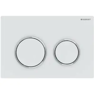 Geberit Omega20 Plaque de déclenchement Round, 115085JT1, Round pas cher