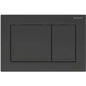 Geberit - Omega30 - Plaque de déclenchement, noir mat 115.080.16.1Vendu paramazon