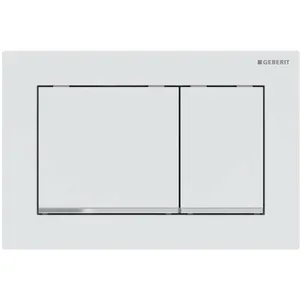 Geberit Omega20 Plaque de déclenchement Square, 115080JT1, Square pas cher