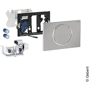 Geberit Sigma10 Plaque de déclenchement pour barre d'appui rabattable Round, 115869SN6, RoundVendu paramazon