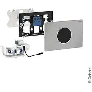 Geberit Sigma10 Plaque de déclenchement Round, 115906SN6, RoundVendu paramazon