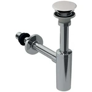 Comparateur de prix : One - Siphon de desing avec vidage, chrome / blanc 151.019.01.1 - Geberit