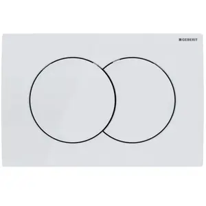 Comparateur de prix : Geberit Plaque de commande Delta01, Blanc (115.107.11.1)