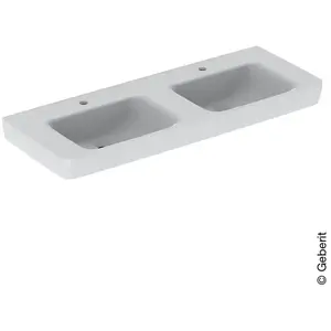 Geberit Renova Plan New Vasque double, 501711008,