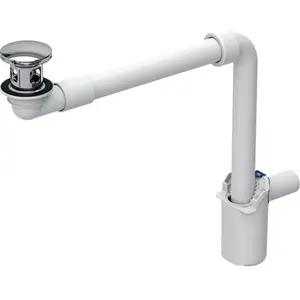 Comparateur de prix : Geberit Universal Siphon gain de place, avec bonde refermable DN 32, 152073211,