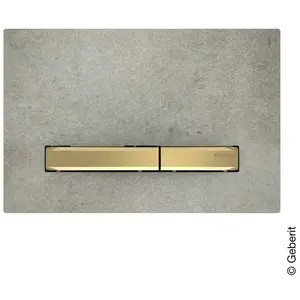 Geberit Sigma50 Plaque de déclenchement Square, 115672JV2, SquareVendu paramazon