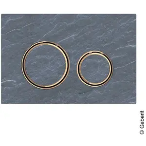 Geberit Sigma50 Plaque de déclenchement Round, 115650JM1, RoundVendu paramazon