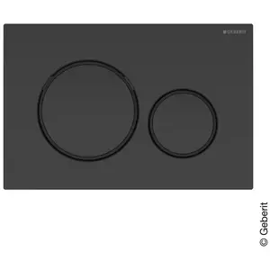 Comparateur de prix : Geberit Plaque de déclenchement WC DUOFIX Sigma 20, Noir Mat (115.882.16.1)