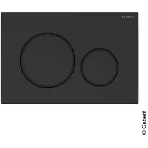 Geberit Sigma20 - Plaque de déclenchement Sigma 20, blanc mat/chrome