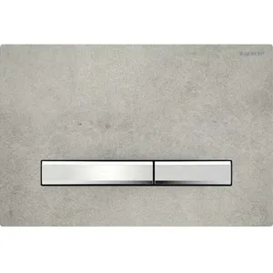 Comparateur de prix : Geberit Sigma50 Plaque de déclenchement Square, 115788JV2, Square