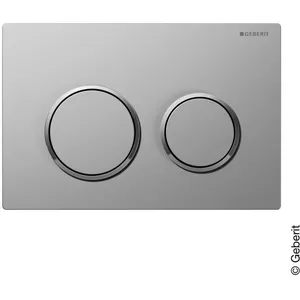 Comparateur de prix : Geberit Omega20 Plaque de déclenchement à 2 rinçage, 115085JQ1