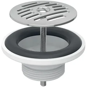 Bonde Geberit coulement libre avec grilleVendu paramazon