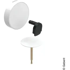 Geberit Split cache pour garnitures de vidage/trop-plein/rempli 150481111,