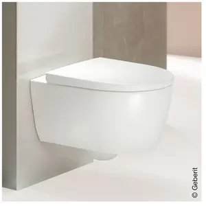 Geberit iCon Cuvette suspendue avec abattant WC, version courte, 50238...Vendu paramazon