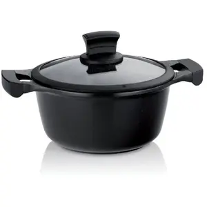 Faitout fonte d'aluminium 20cm avec couvercle Kela Line 12218 pas cher