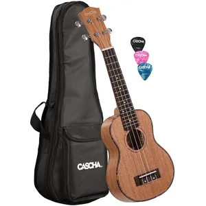 Comparateur de prix : Cascha HH 2026 ukulélé soprano Premium avec housse et médiators