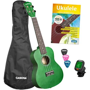 Comparateur de prix : Cascha Cuc104s Set Ukulélé Concert Vert