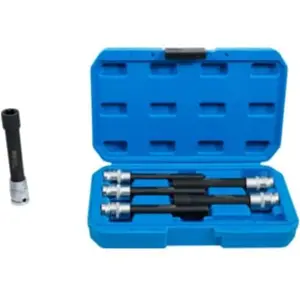 Comparateur de prix : BGS TECHNIC Jeu de douilles, profil E, extra longues 12,5 mm (1/2") E10 - E20 6 pièces