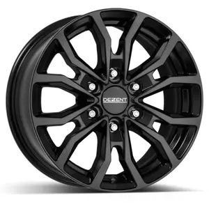 Jante Alu Dezent Kc Noir Brillant 8x17 6x139.7 Et35