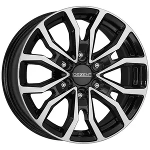 Jante Alu Dezent Kc Noir Face Polie 6.5x16 6x130 Et62 Noir Face Polie pas cher