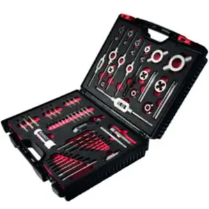 FORMAT Exact 70521 Jeu de tarauds et filières Étui en plastique GS61 HSS E M3-M12 pas cher