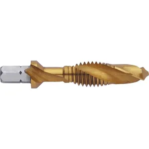 Comparateur de prix : Taraud combiné Exact 5925 métrique M8 1.25 mm coupe à droite hss 1 pc(s)