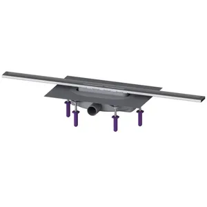 KESSEL Linearis Infinity 60 Caniveau de douche, set complet, pour une ... pas cher