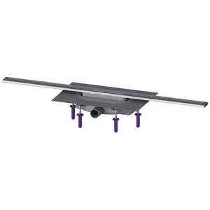 KESSEL Linearis Infinity 60 Caniveau de douche, set complet, pour une ... pas cher