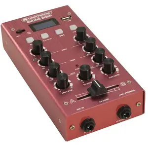 Comparateur de prix : OMNITRONIC GNOME-202P Mini Mixer rouge - Tables de mixage DJ