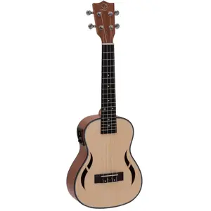 Dimavery UK-800 ukulélé électro-acoustique concert en épicéa