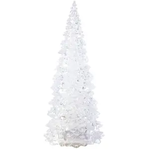 Europalms Sapin de Noël LED Blanc Moyen FC pas cher