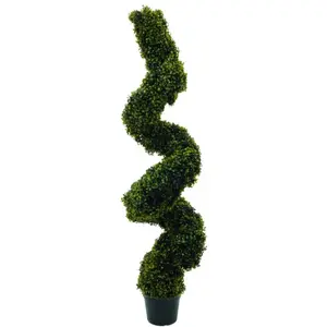 EUROPALMS Buis en spirale, artificiel, 150cm - Arbres pas cher
