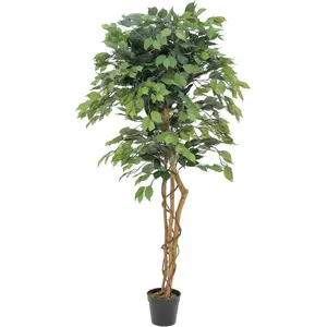 EUROPALMS Ficus Tree Multi Trunk, plante artificielle, 150cm - ArbresVendu paramazon