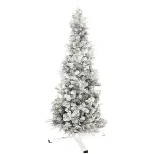 EUROPALMS EUROPALMES Sapin FUTURA, argent métallisé, 180cm - Arbres de Noël pas cher